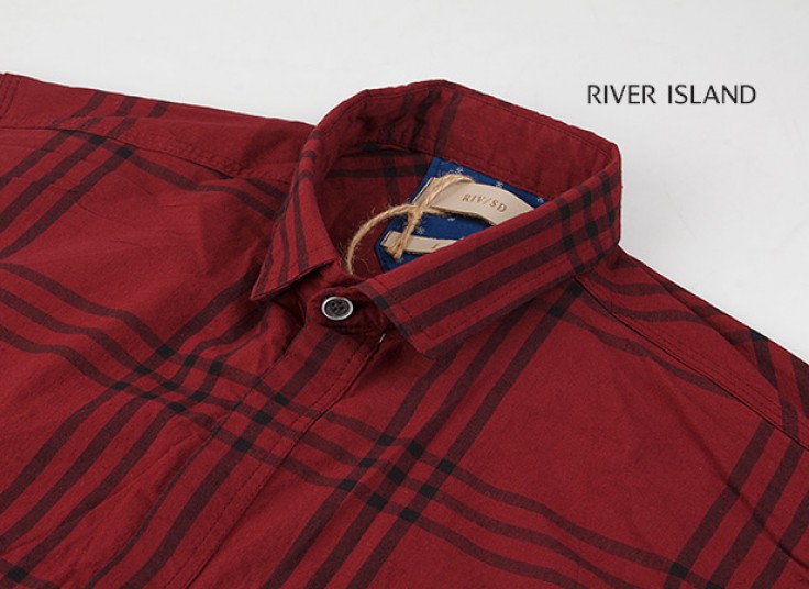پیراهن مردانه چهارخانه River Island