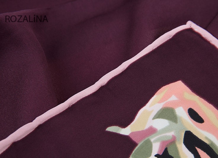 روسری ساتن ابریشم ROSALINA