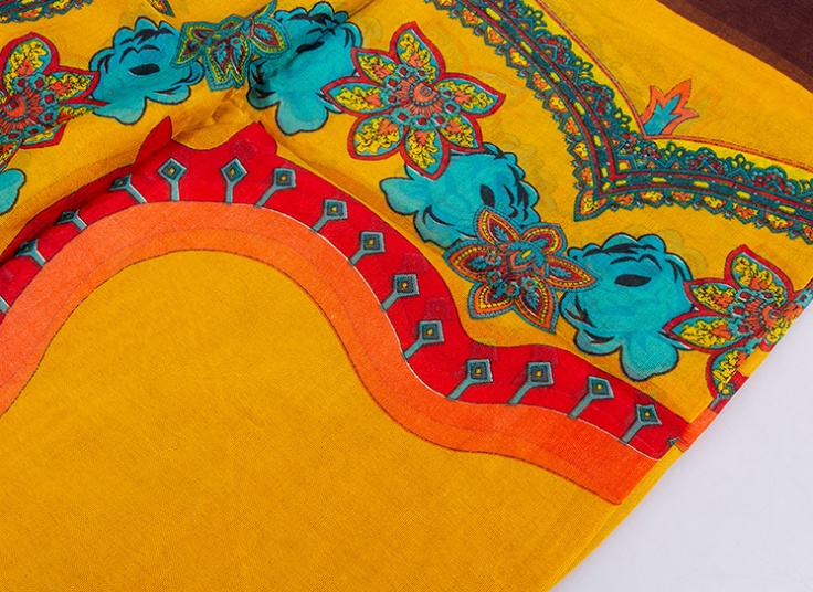 روسری نخی طرحدار