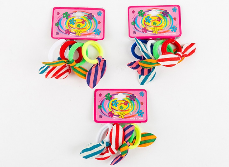 بسته چهار عددی کش مو طرح دار