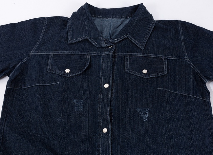 مانتو جین بغل زیپ دار