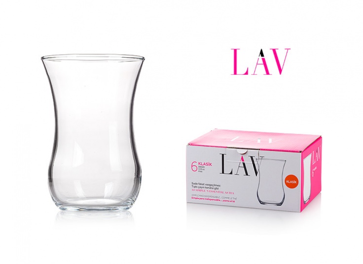 ست استکان کمرباریک LAV