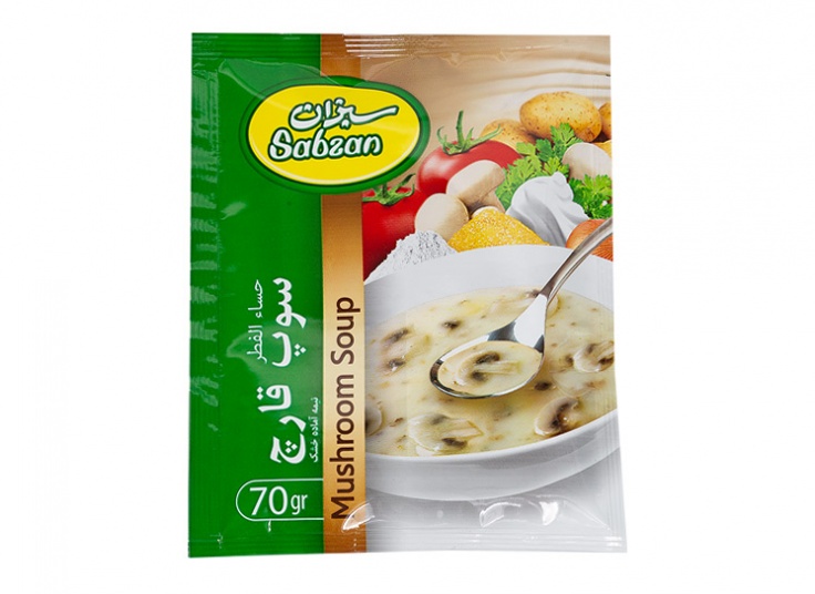 سوپ نیمه آماده سبزان