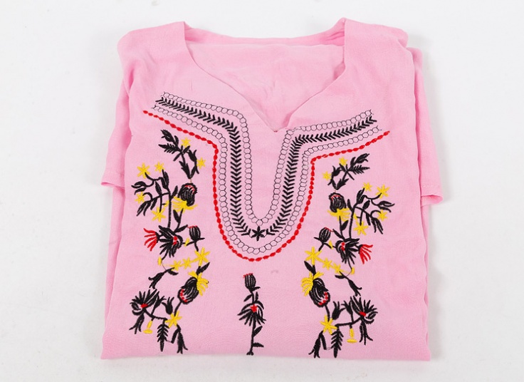 مانتو جلو بسته گلدوزی