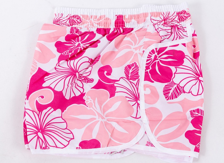 شلوارک زنانه طرح هاوایی