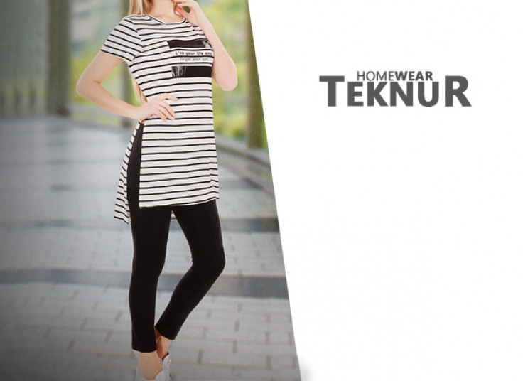 ست تیشرت و شلوار زنانه TEKNUR