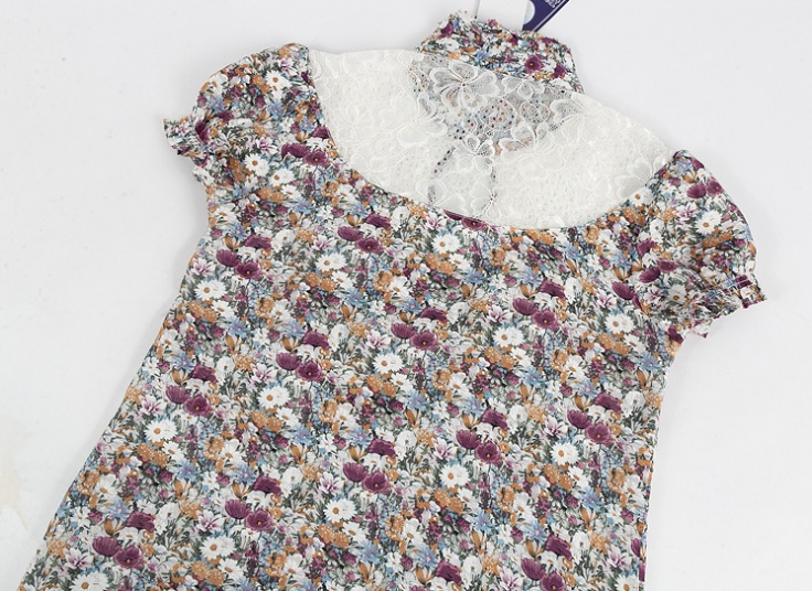 بلوز زنانه گیپور دار Mengyishang