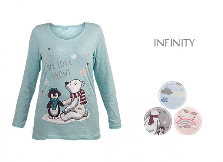 بلوز آستین بلند زنانه INFINITY