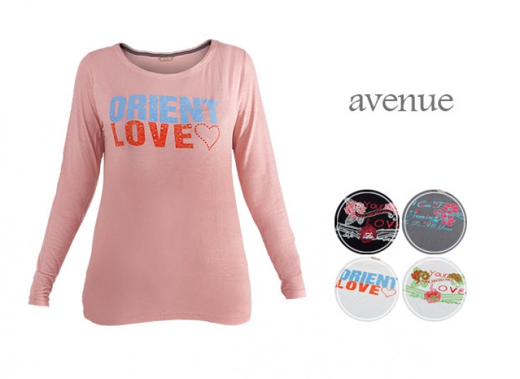 تیشرت آستین بلند زنانه avenue