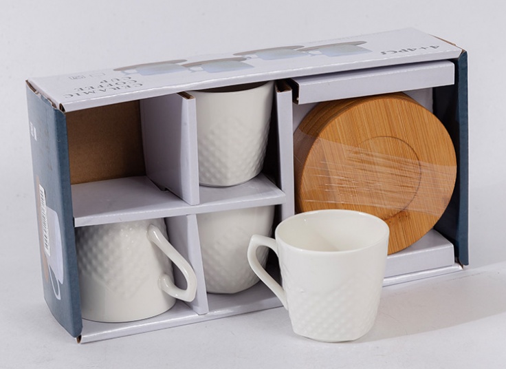 ست چهار عددی فنجان قهوه خوری