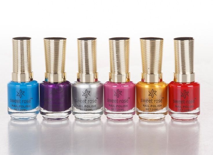 پکیج شش عددی لاک ناخن Sweet Rose