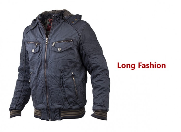 کاپشن کلاه دار Long Fashion