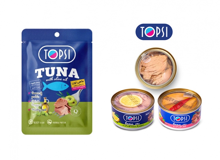 کنسرو ماهی تون TOPSI