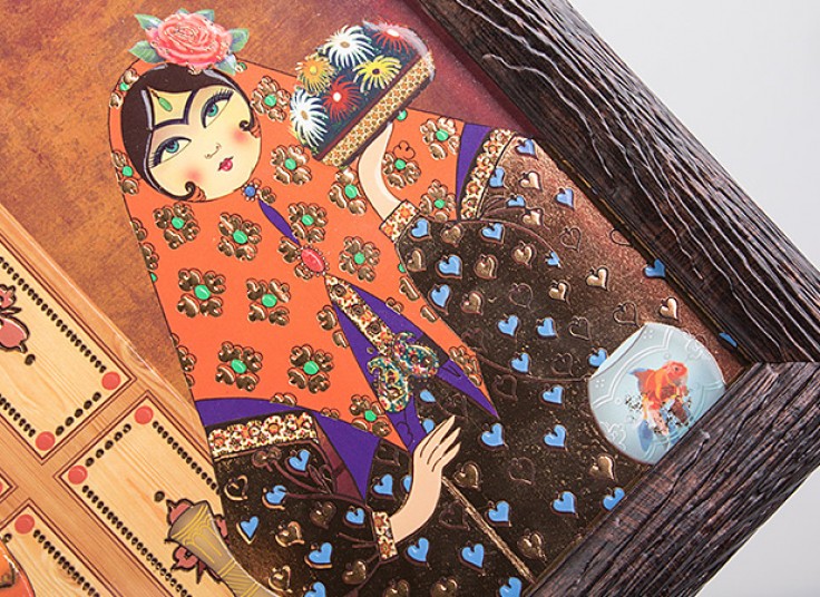 تابلو نفیس و نقش برجسته خاتون