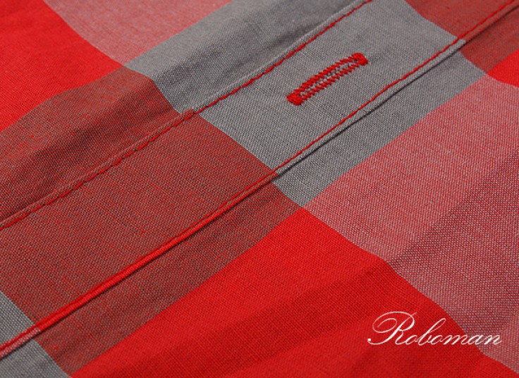 پیراهن چهارخانه Roboman