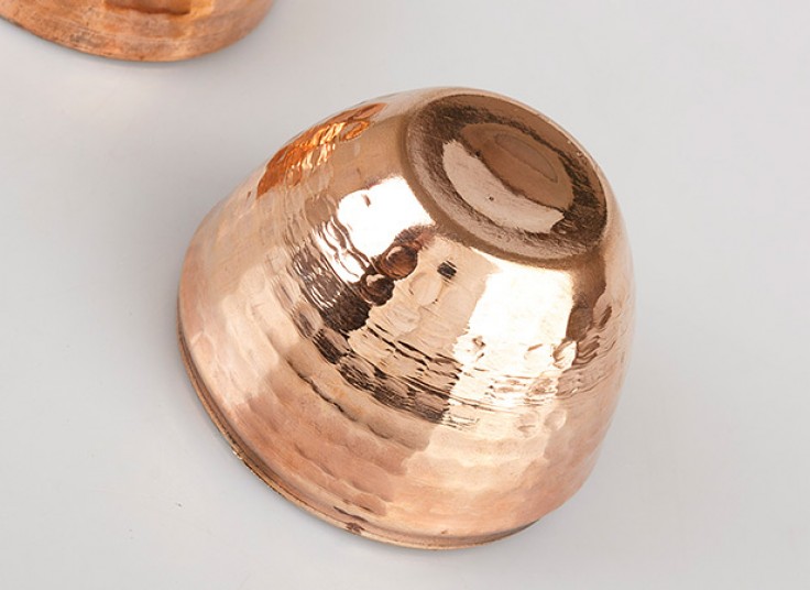 قندان مسی مدل سیب