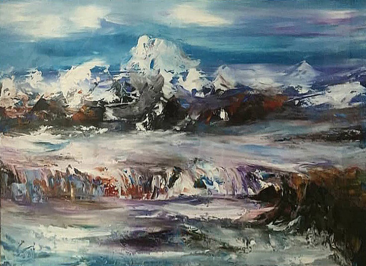 ورکشاپ نقاشی سرعتی با کاردک در هنرکده کیمیا