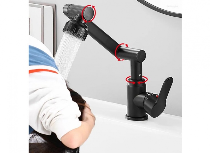 شیر آب بازویی مدل تلسکوپی