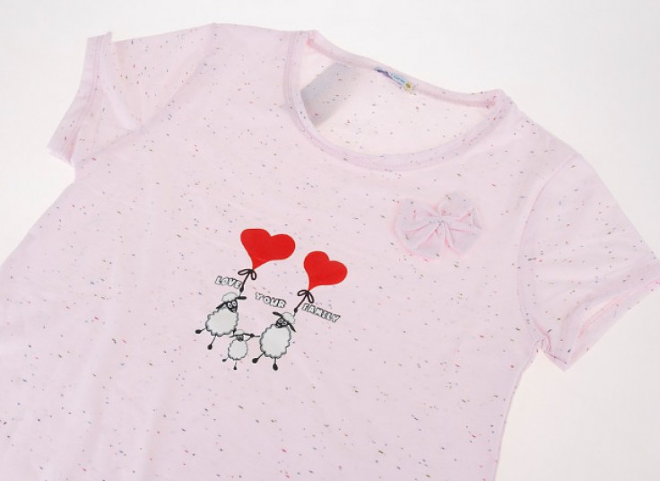 تیشرت زنانه پاپیون دار