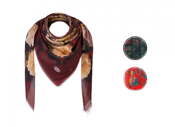 روسری نخی طرحدار Excellence