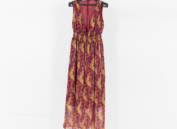 پیراهن ساحلی حریر زنانه