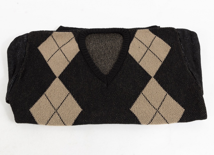 بلوز بافت مردانه طرح اسکاچ