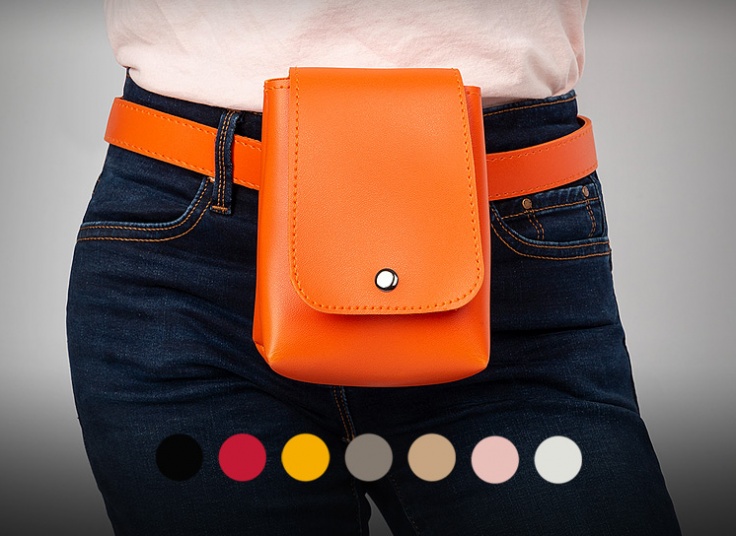 کیف کمری زنانه چرمی