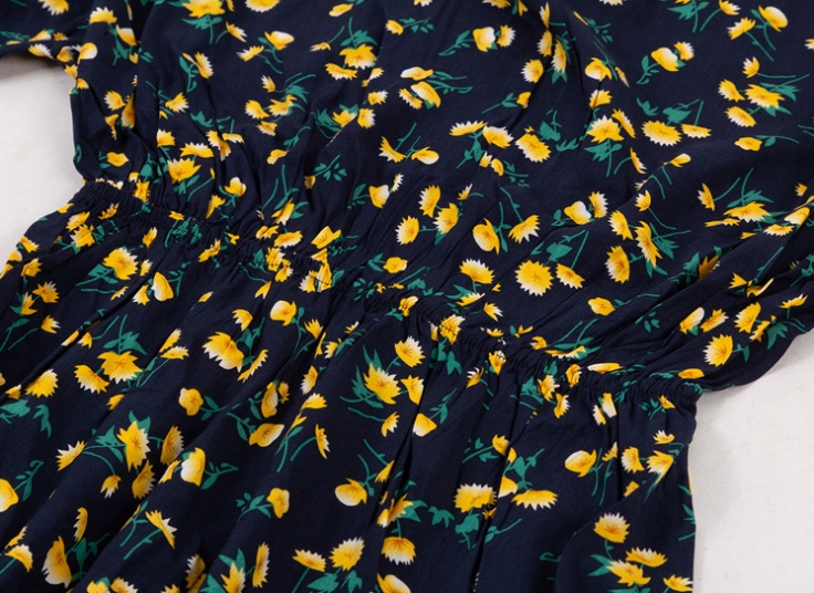 پیراهن ساحلی یقه کوبایی