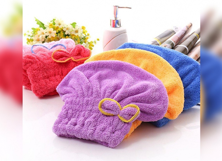 کلاه حمام Microfiber Turban