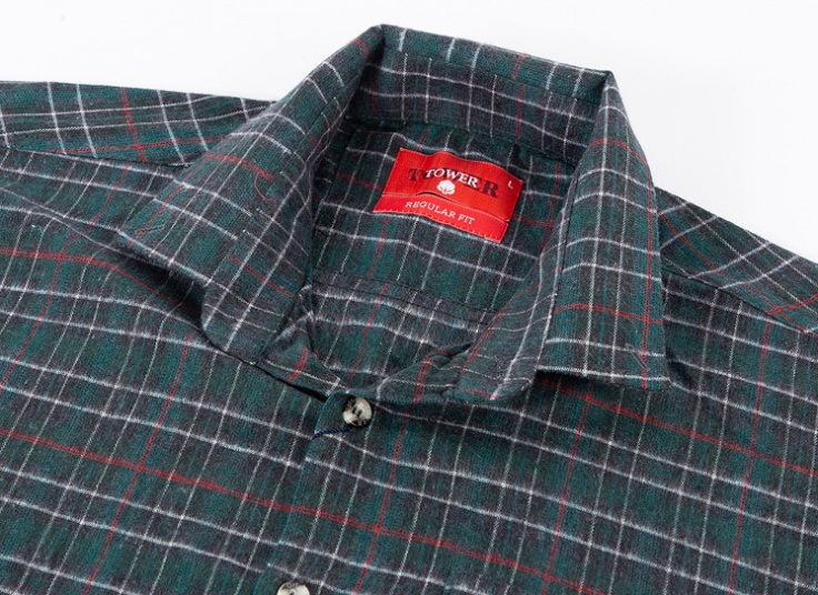 پیراهن چهارخانه ریز Tower