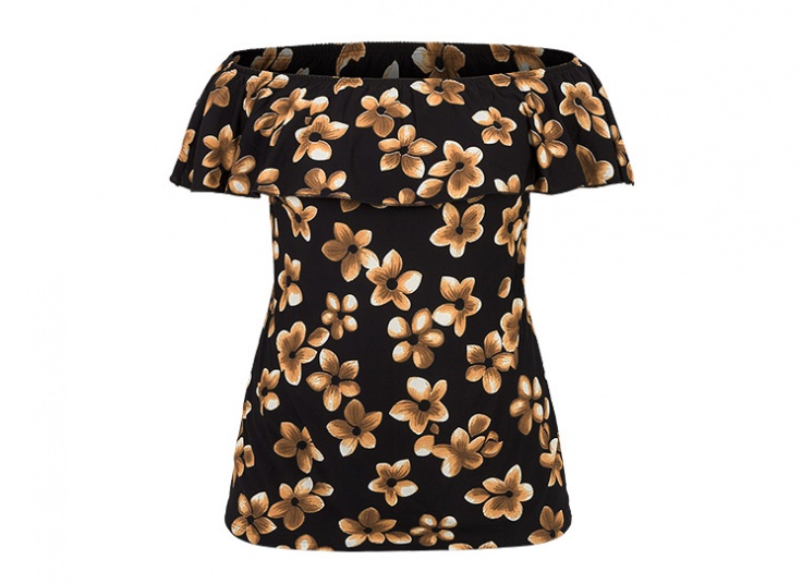 تاپ یقه قایقی Plicate