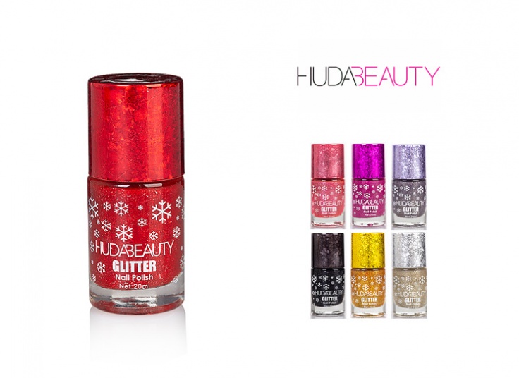 لاک ناخن HudaBeauty Glitter