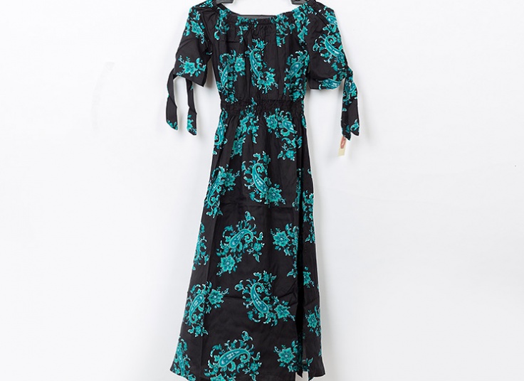 پیراهن ساحلی یقه قایقی