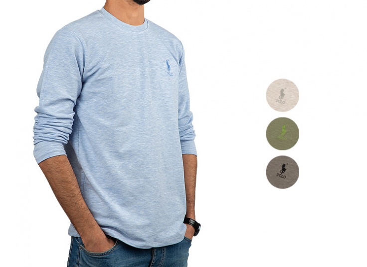 بلوز آستین بلند یقه گرد POLO