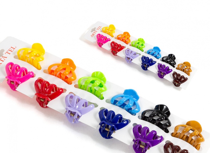 پک 2 عددی کلیپس گوجه ای سایز کوچک