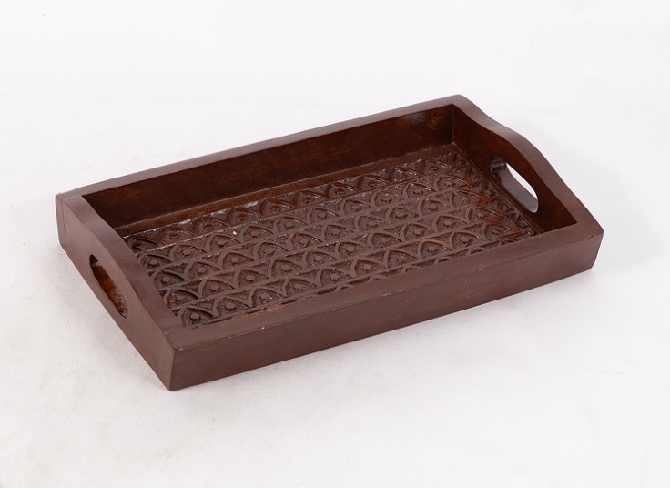 سینی پذیرایی چوبی