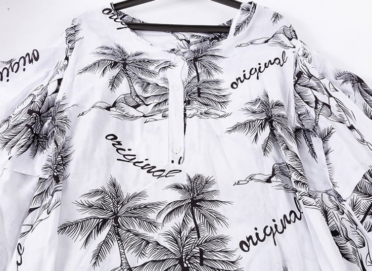 پیراهن ساحلی آستین کلوش