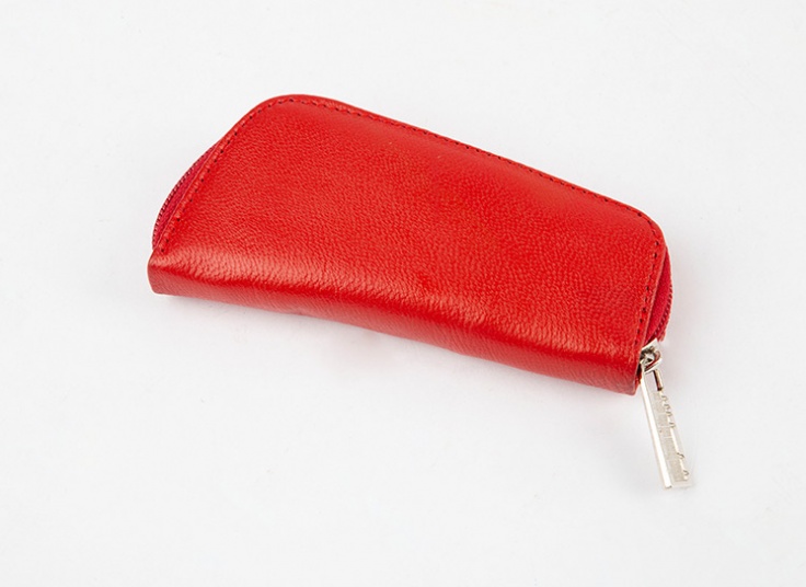 جا کلیدی چرمی زیپ دار