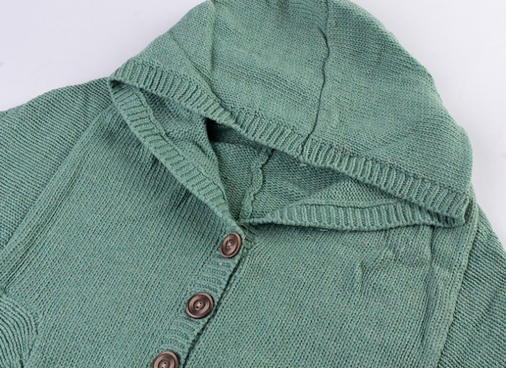 ژاکت بافت زنانه کلاه دار