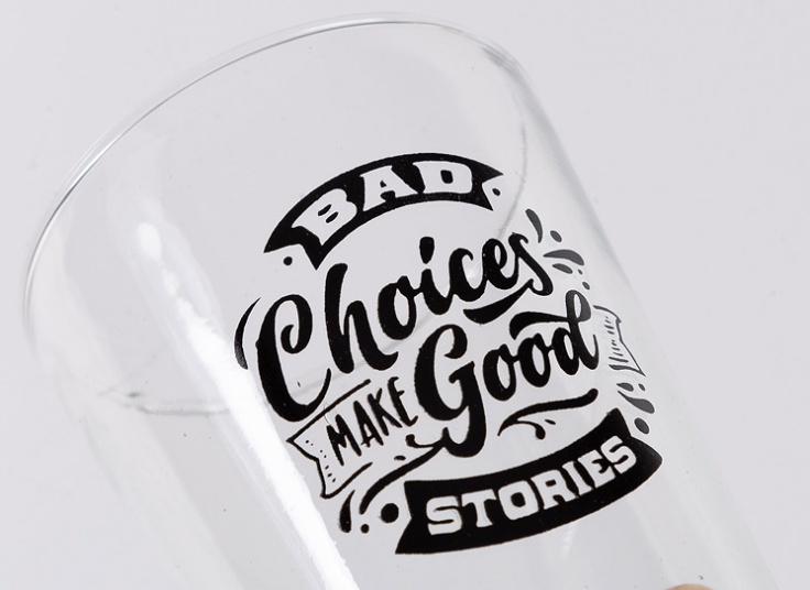 لیوان شیشه‌ای موکا Emin