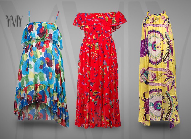 پیراهن زنانه طرح دار YMY