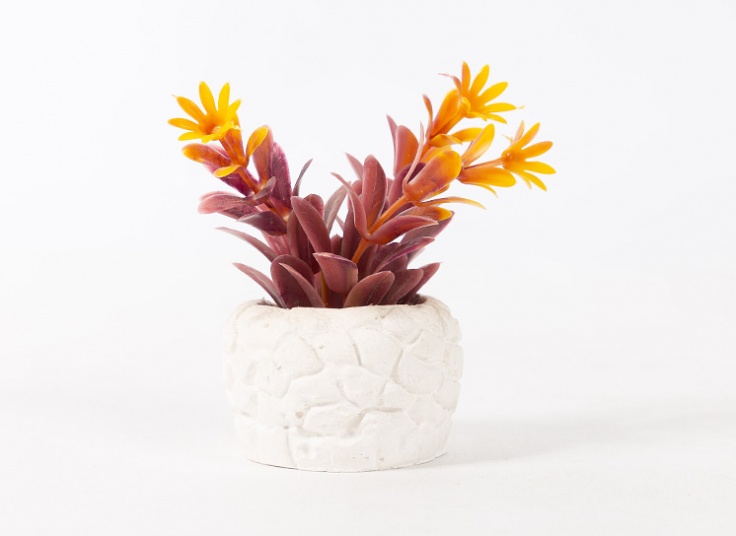 گلدان تزئینی طرح سنگی