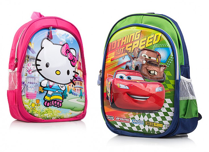 کوله کارتونی طرح برجسته