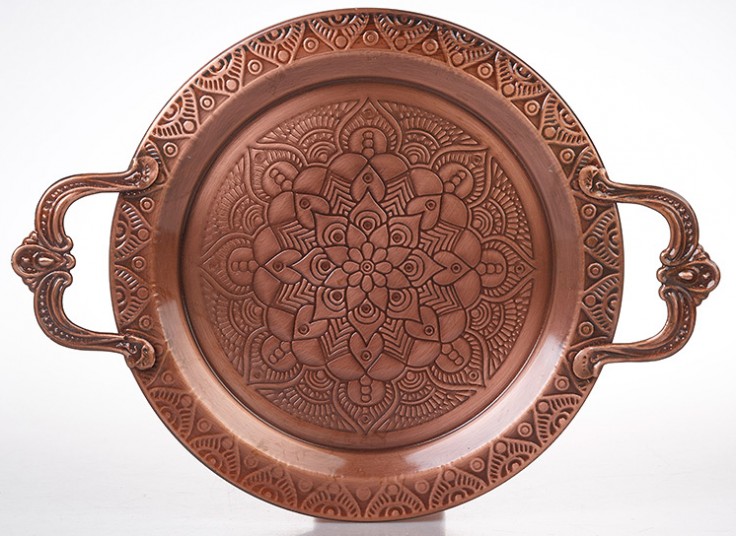 سینی فلزی طرح برجسته