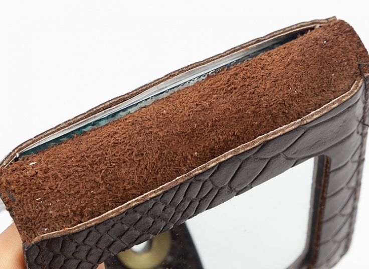 ست کیف و آینه چرم طبیعی