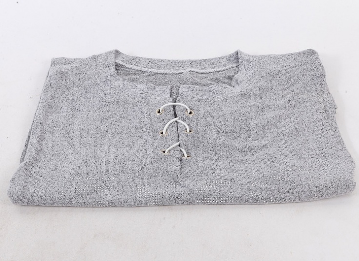 بلوز بافت زنانه مدل پرچ دار