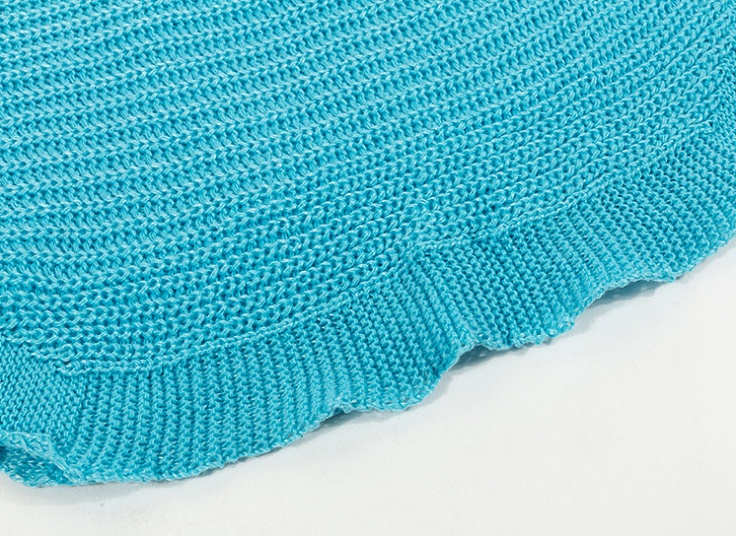 نیم تنه بافت یقه گرد