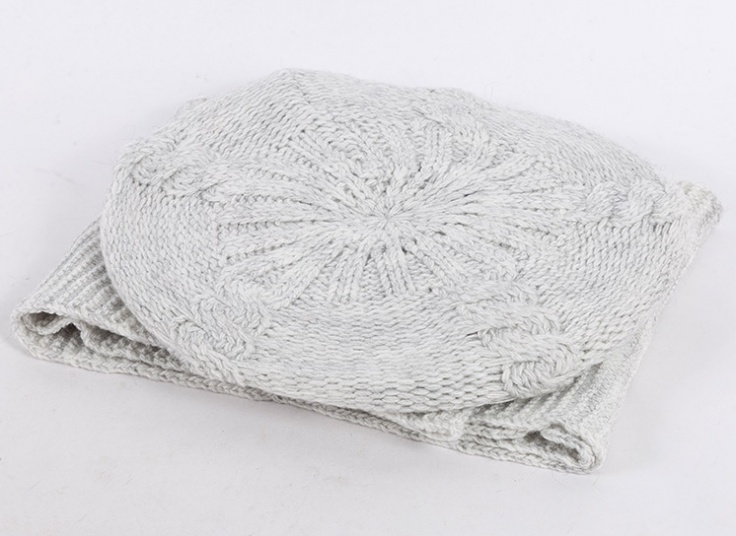 ست شال و کلاه مدل فرانسوی