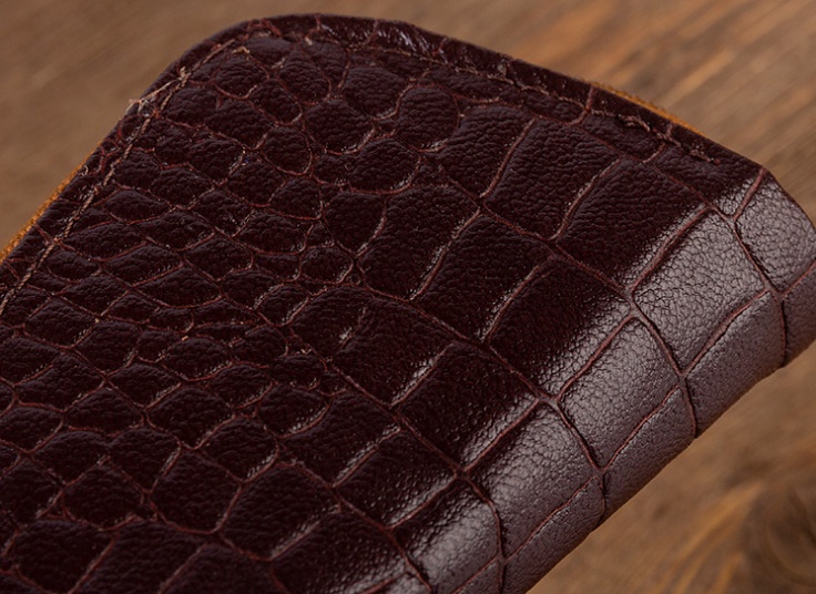 جا کلیدی چرمی زیپ دار