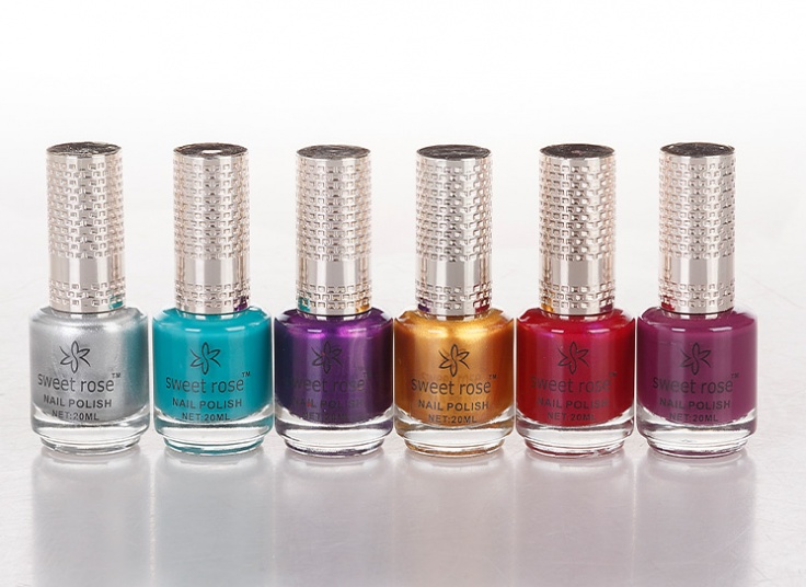 پکیج شش عددی لاک ناخن Sweet Rose